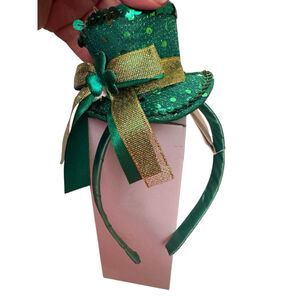 Natasha Women's Hair Accessory One Size Green Gold St. Patrick's Day Headband